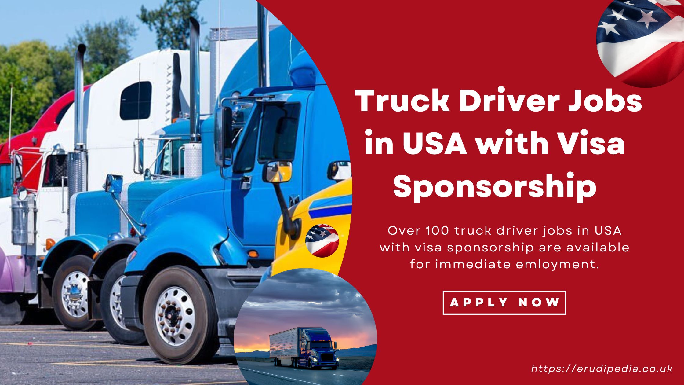 100+ Truck Driver Jobs in USA with Visa Sponsorship – Apply Now