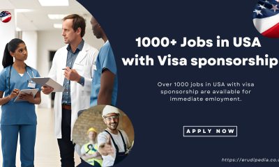 Over 1000 Jobs in USA with Visa sponsorship this week - Start Applying