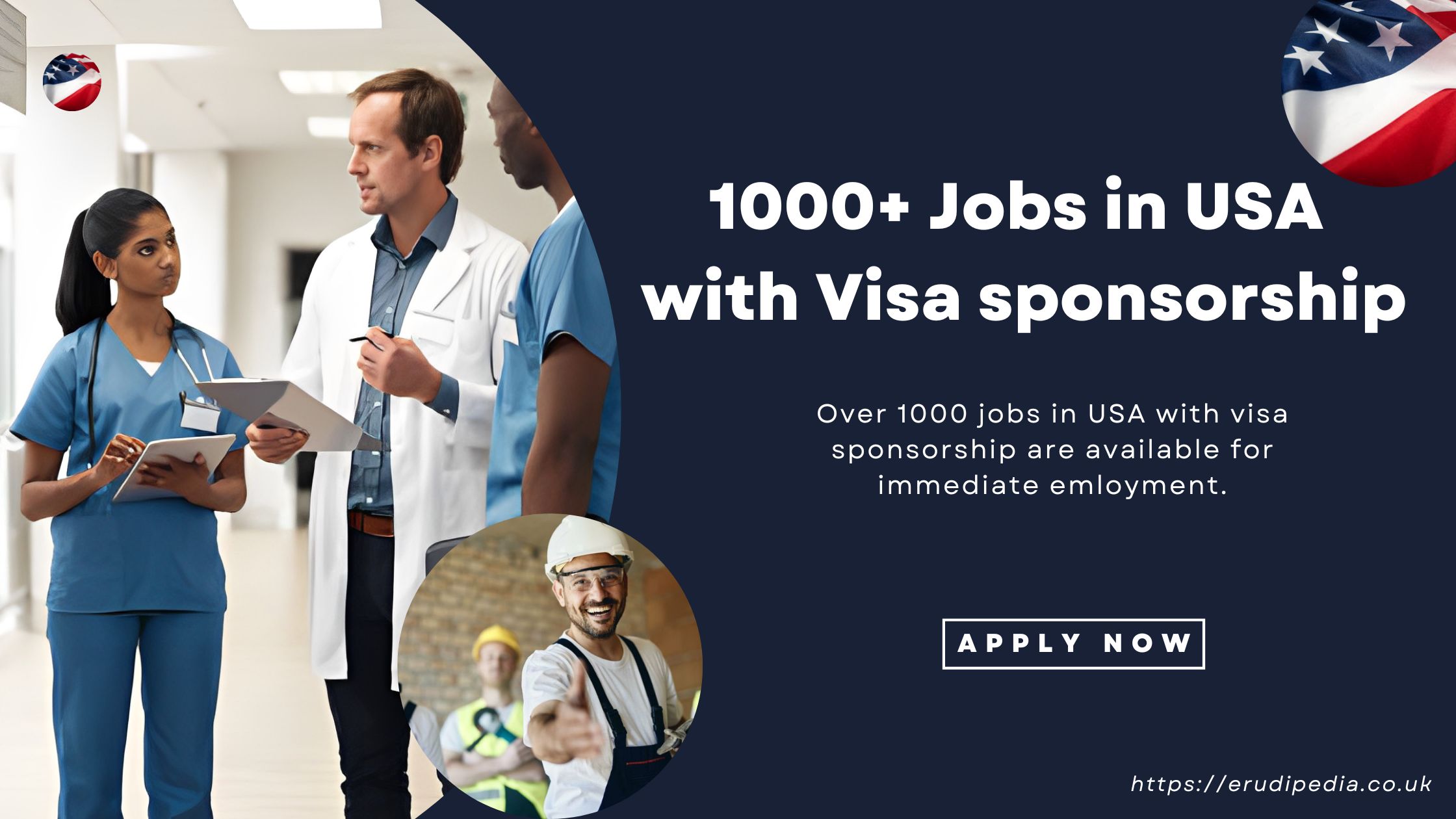 Over 1000 Jobs in USA with Visa sponsorship this week – Start Applying