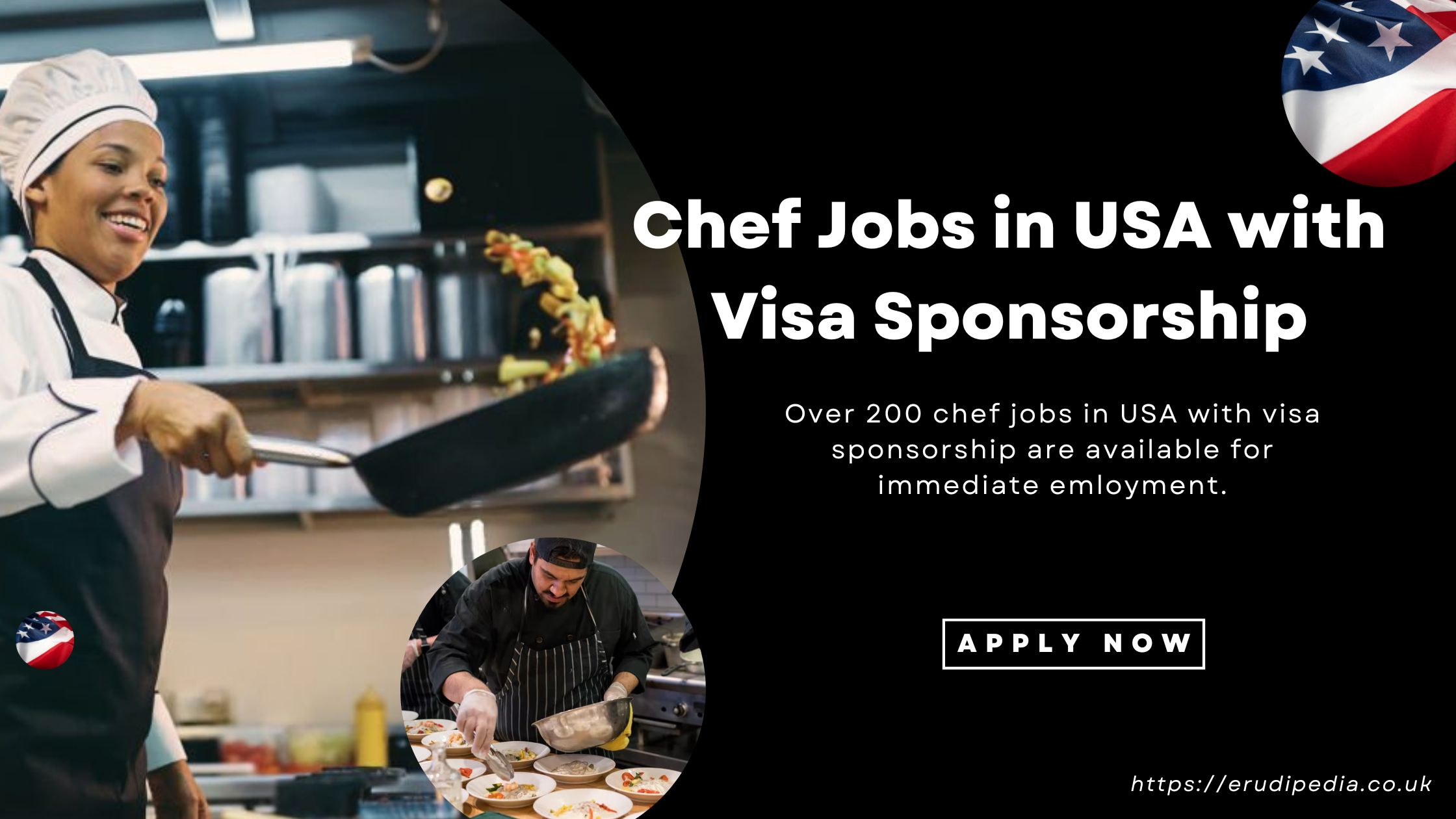 Chef Jobs in USA with Visa Sponsorship (200+ Jobs) – Apply Now