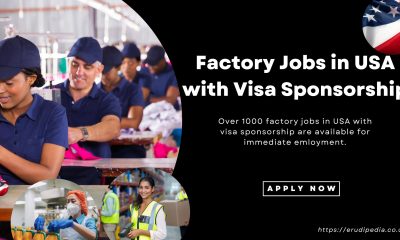 Factory Jobs in USA with Visa Sponsorship (1000+ New Jobs) - Apply Today