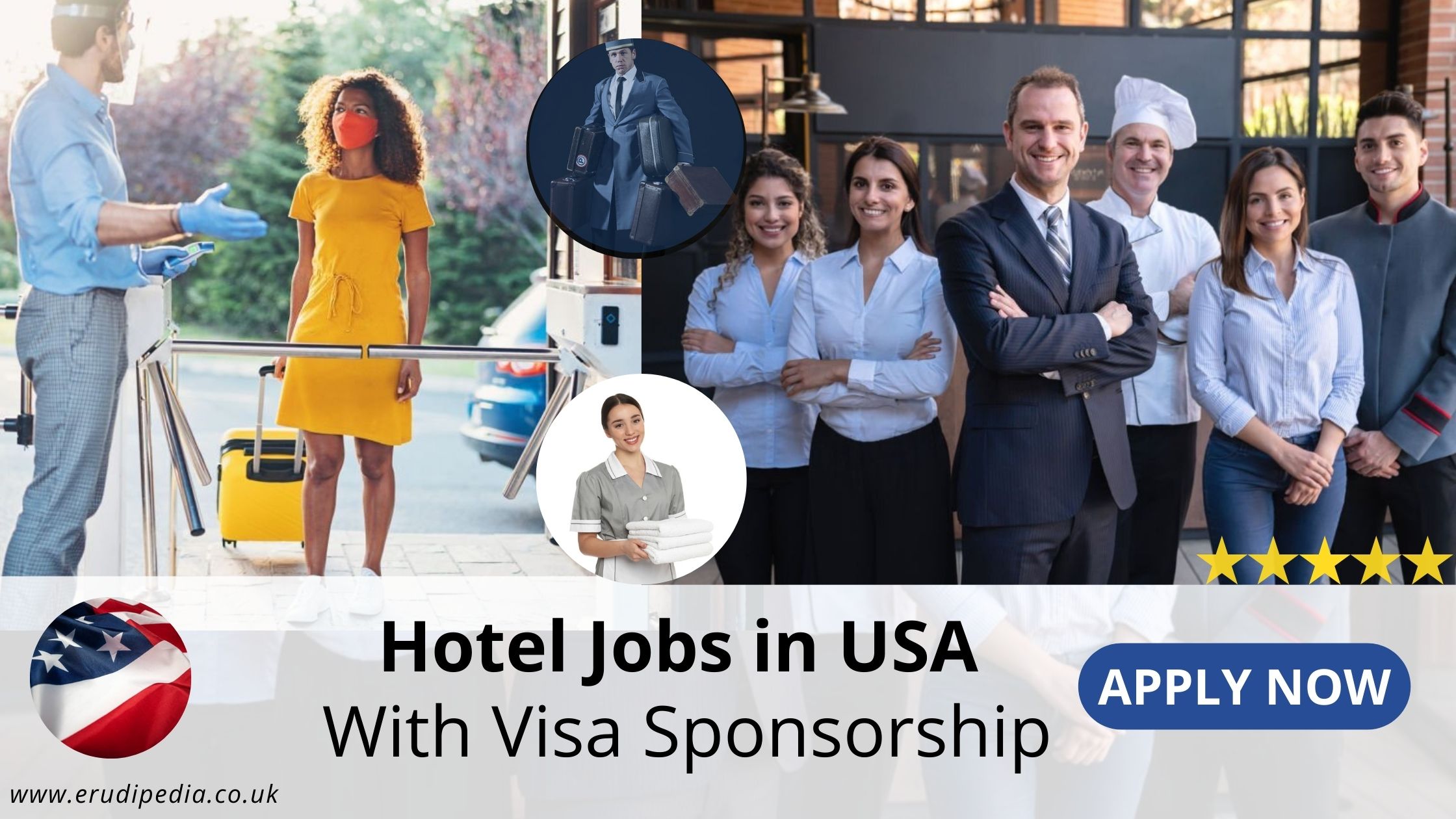 1,000+ Hotel Jobs in USA with Visa Sponsorship – Apply Now