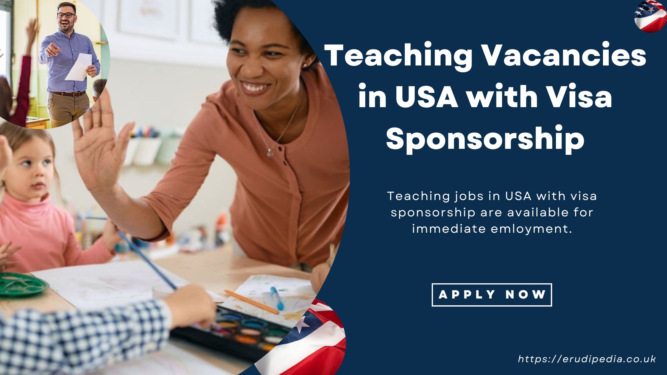 Teaching Vacancies in USA with Visa Sponsorship – Apply Now