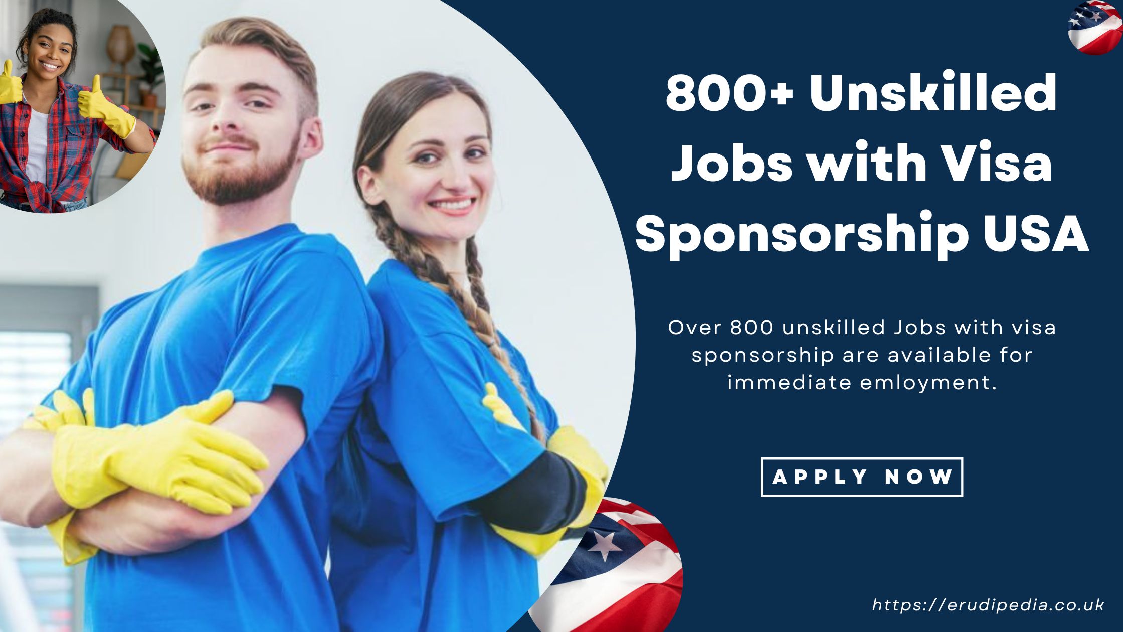 800+ Unskilled Jobs with Visa Sponsorship USA – APPLY NOW