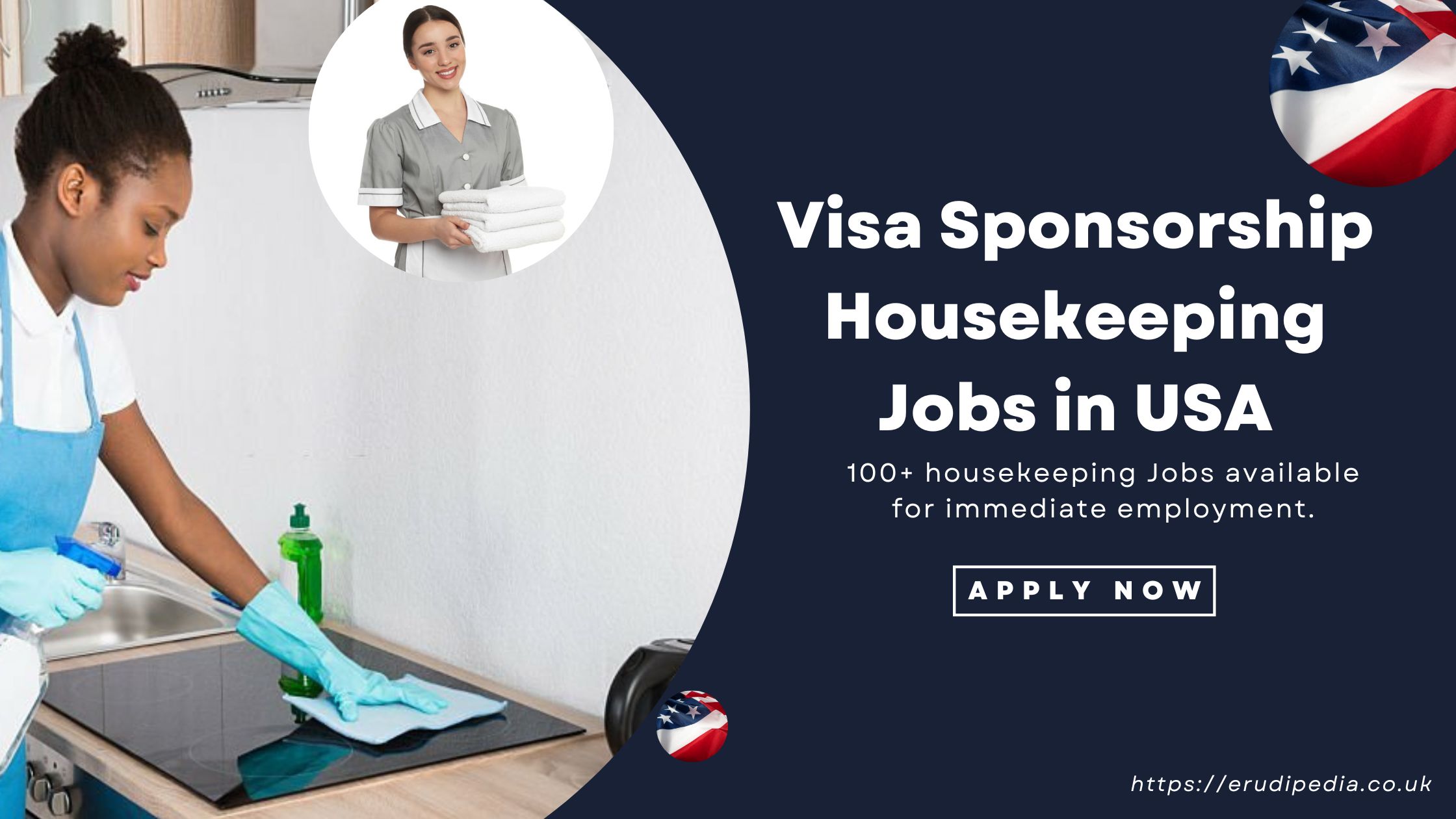 100+ Visa Sponsorship Housekeeping Jobs in USA 2024 – Apply Now