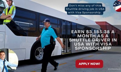 Earn $3,185.38 a month as a Shuttle Driver in USA with Visa Sponsorship - Apply Now Closes Soon