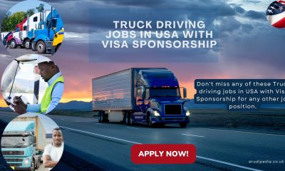 Truck Driver Jobs in USA with Visa Sponsorship - Apply Now