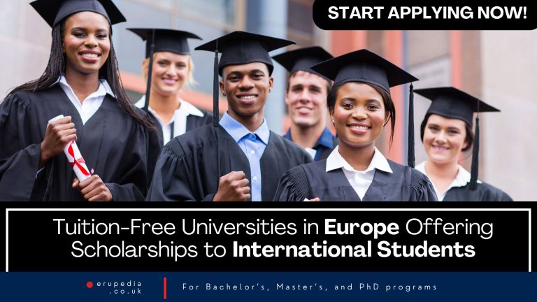 Tuition-Free Universities in Europe Offering Scholarships to International Students in 2025