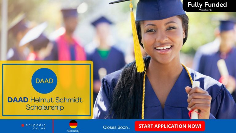 DAAD Helmut Schmidt Scholarship 2026 in Germany
